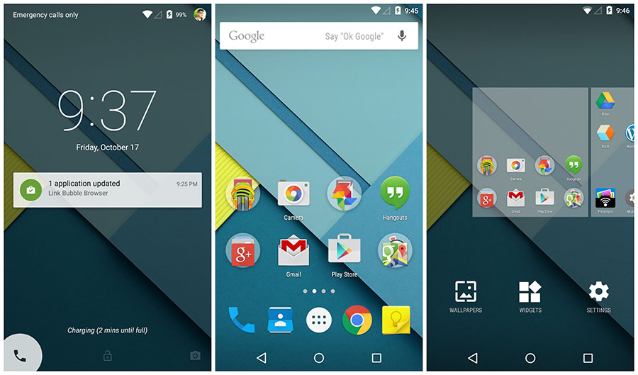 Android 5.0 Lollipop (2014)