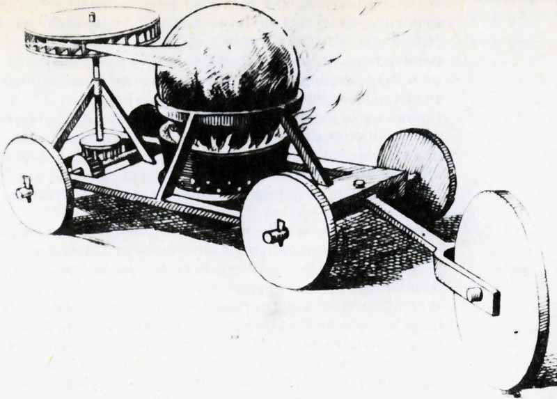Ferdinand Verbiest'in tasarladığı ilk araç. Arabayı Kim Buldu..